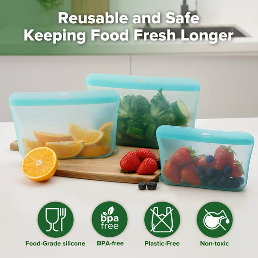 Dot Seal Silicone Storage Bag Set