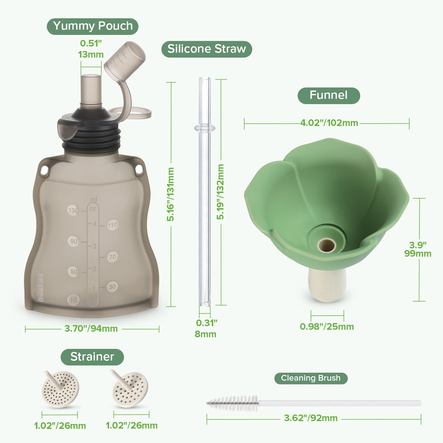 Fill & Go Yummy Pouch + Flower Funnel Combo