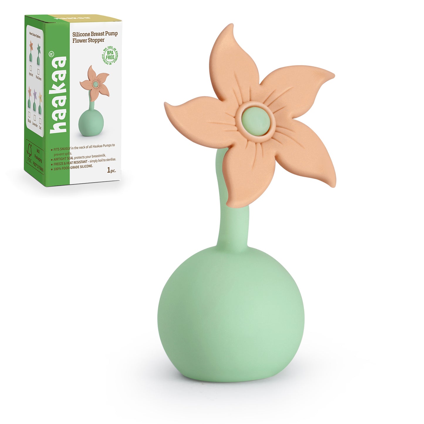 Silicone Breast Pump Flower Stopper