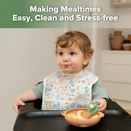 Haakaa Easy-fold Baby Bib - 2pcs