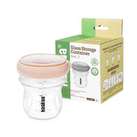 Generation 3 120ml/180ml Glass Storage Container.