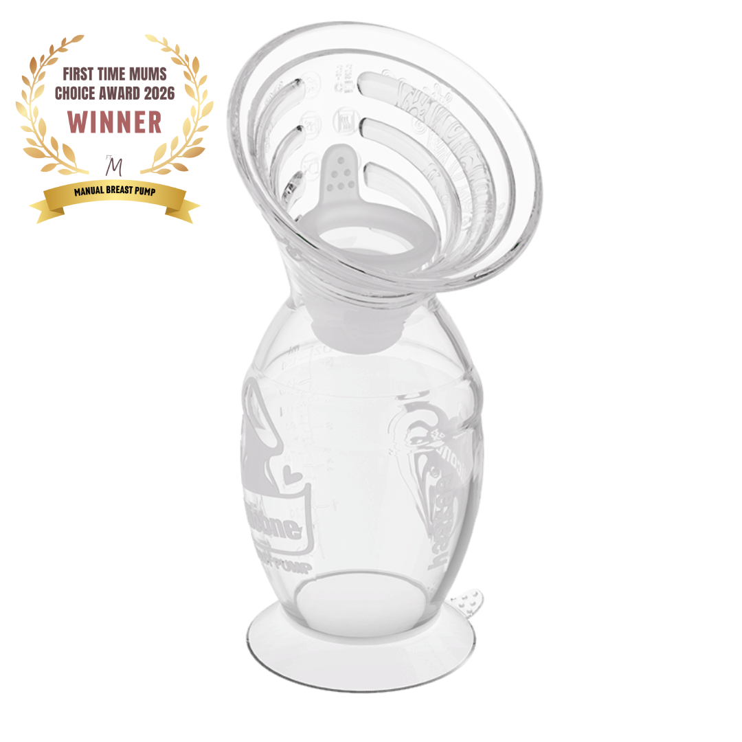Haakaa Gen 2+ Manual Silicone Breast Pump with First Time Mums UK 2026 Award seal