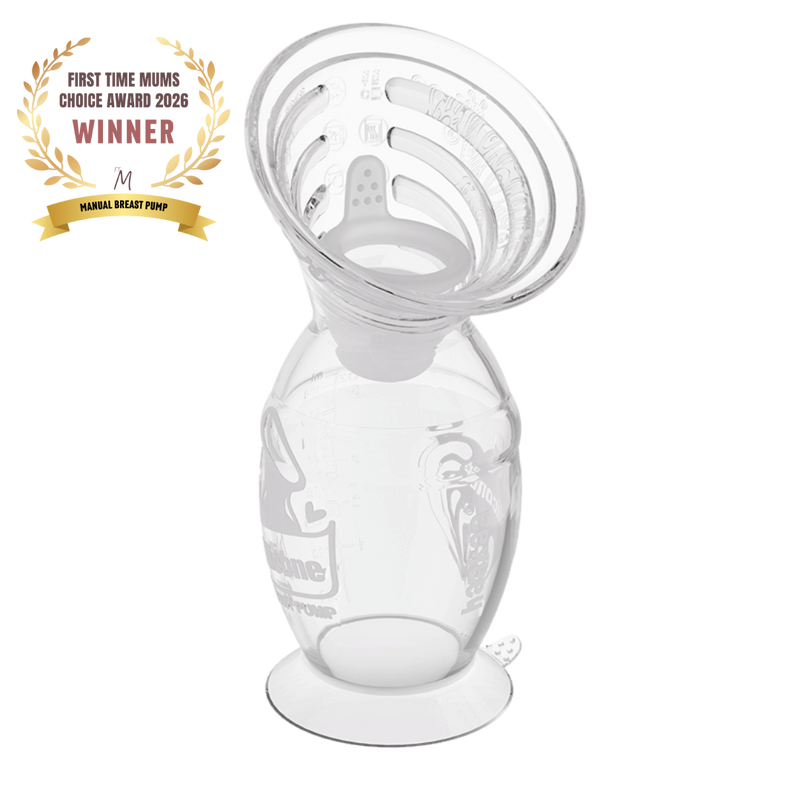 Haakaa Gen 2+ Manual Silicone Breast Pump with First Time Mums UK 2026 Award seal