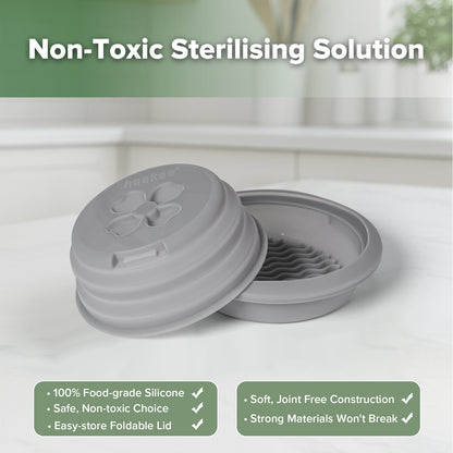 Multipurpose Silicone Microwave Steriliser & Steamer