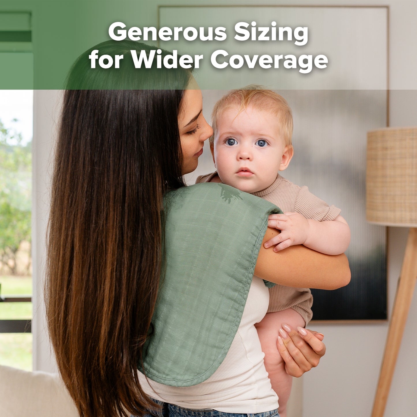 Organic Cotton Burp Cloth - 2pcs