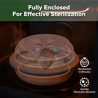 Multipurpose Silicone Microwave Steriliser & Steamer