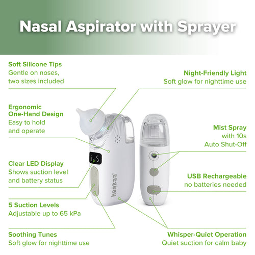 2-in-1 Nasal Aspirator with Sprayer