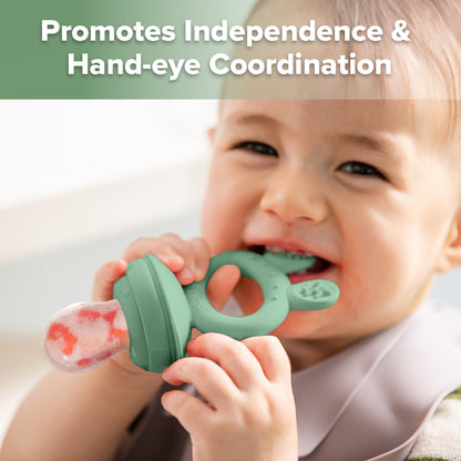 Fresh Food Feeder and Silicone Nibble Tray Set