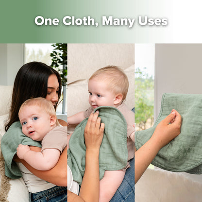 Organic Cotton Burp Cloth - 2pcs