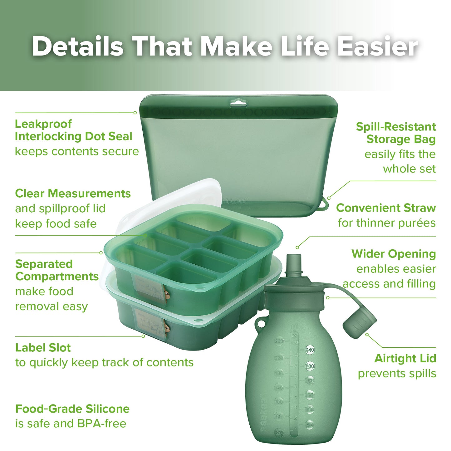 Flexi-Prep, Store & Feed Combo