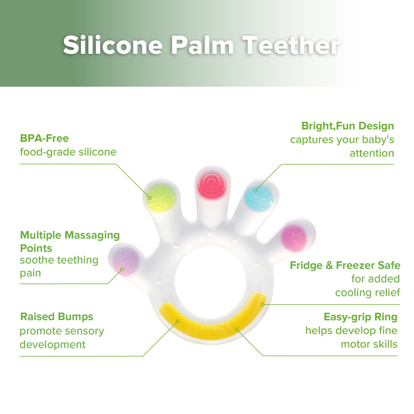 Silicone Palm Teether