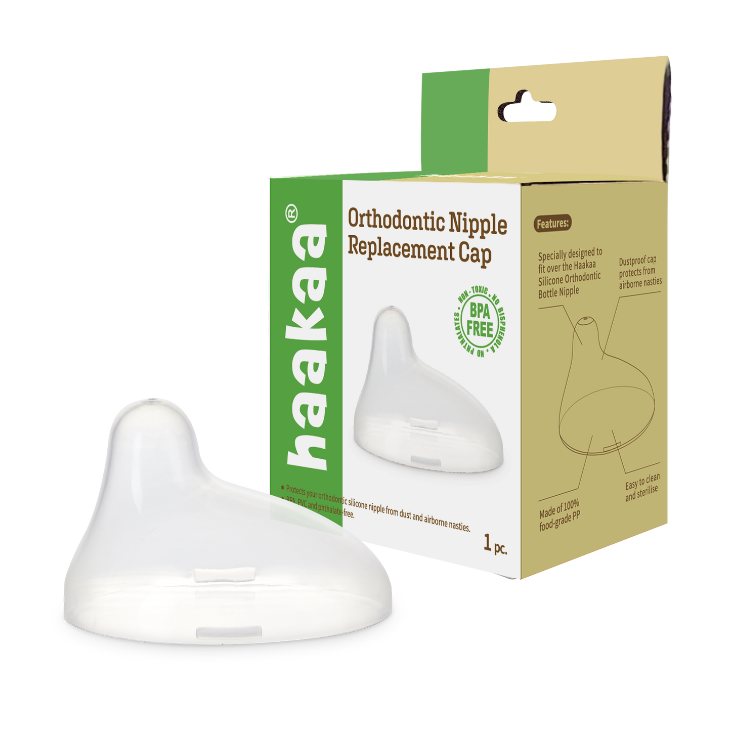 Generation 3 Glass Bottle Orthodontic Nipple Replacement Cap