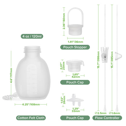 Haakaa Supplemental Feeding Tube & Pouch Set