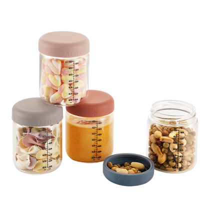 Sealed Glass Storage Jar Set - 210ml