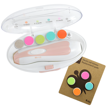 Baby Nail Care Set & Replacement Pads Combo