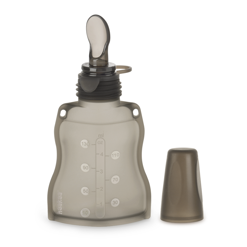 Silicone Pouch With Feeding Spoon (130ml)