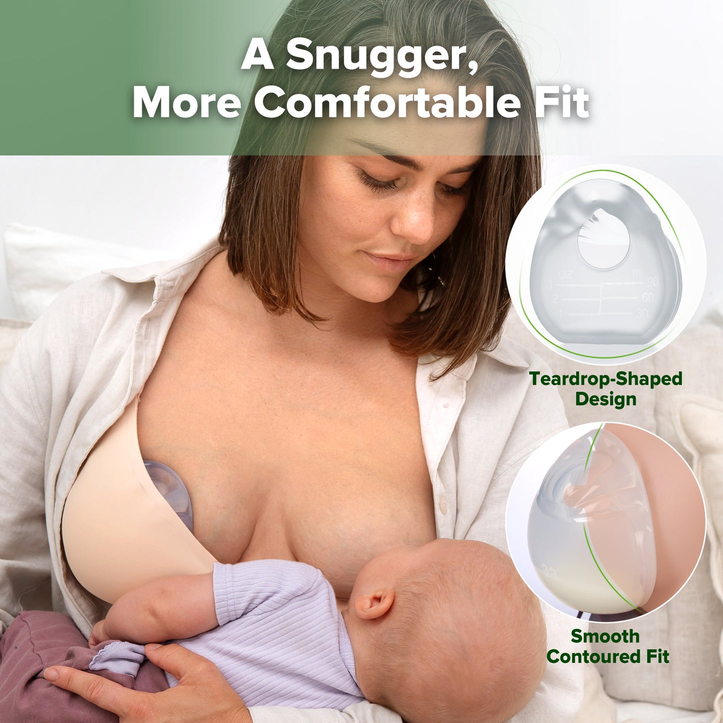 Halo Silicone Breastmilk Collector