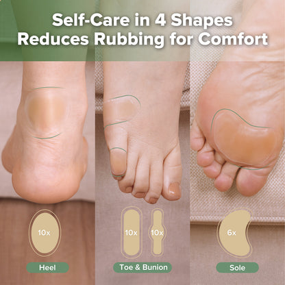 Gel Blister Pad Variety Pack - 36pcs