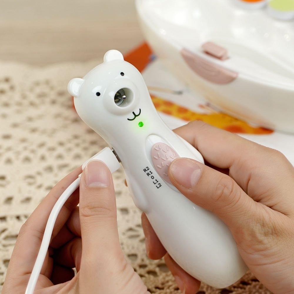 Happii Bear Rechargeable Nail Trimmer Set.