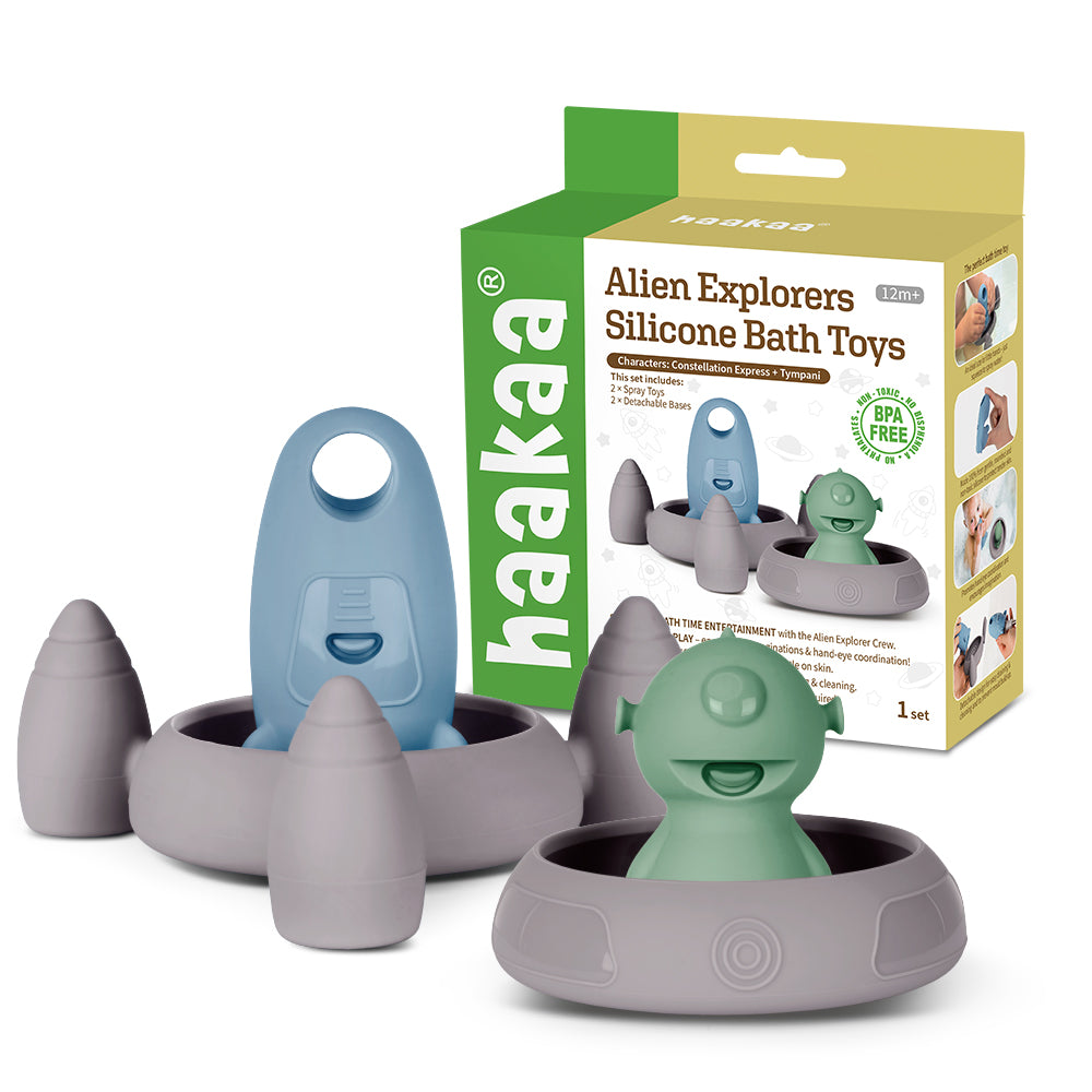 Alien Explorers Silicone Bath Toys.
