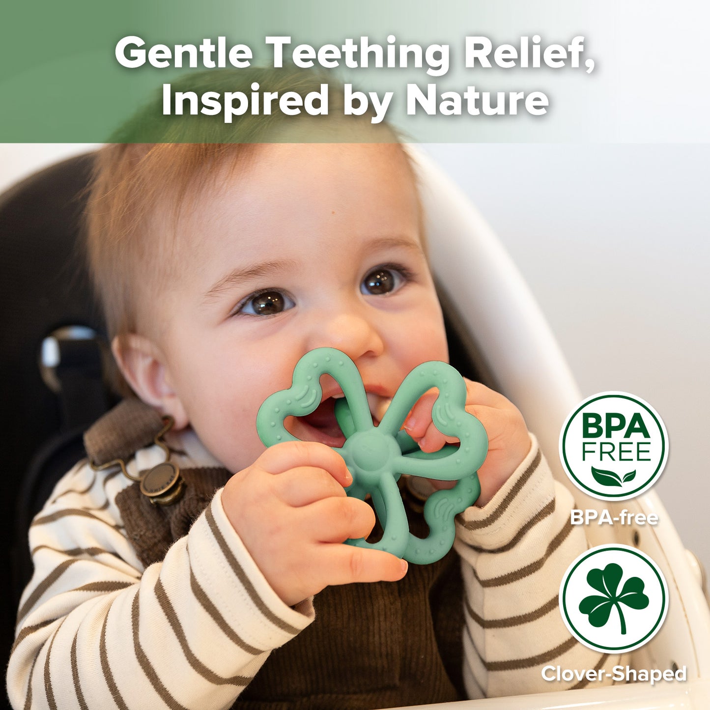 Silicone Clover Teether