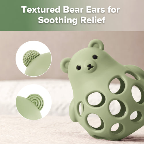 Silicone Bear 3-in-1 Teether