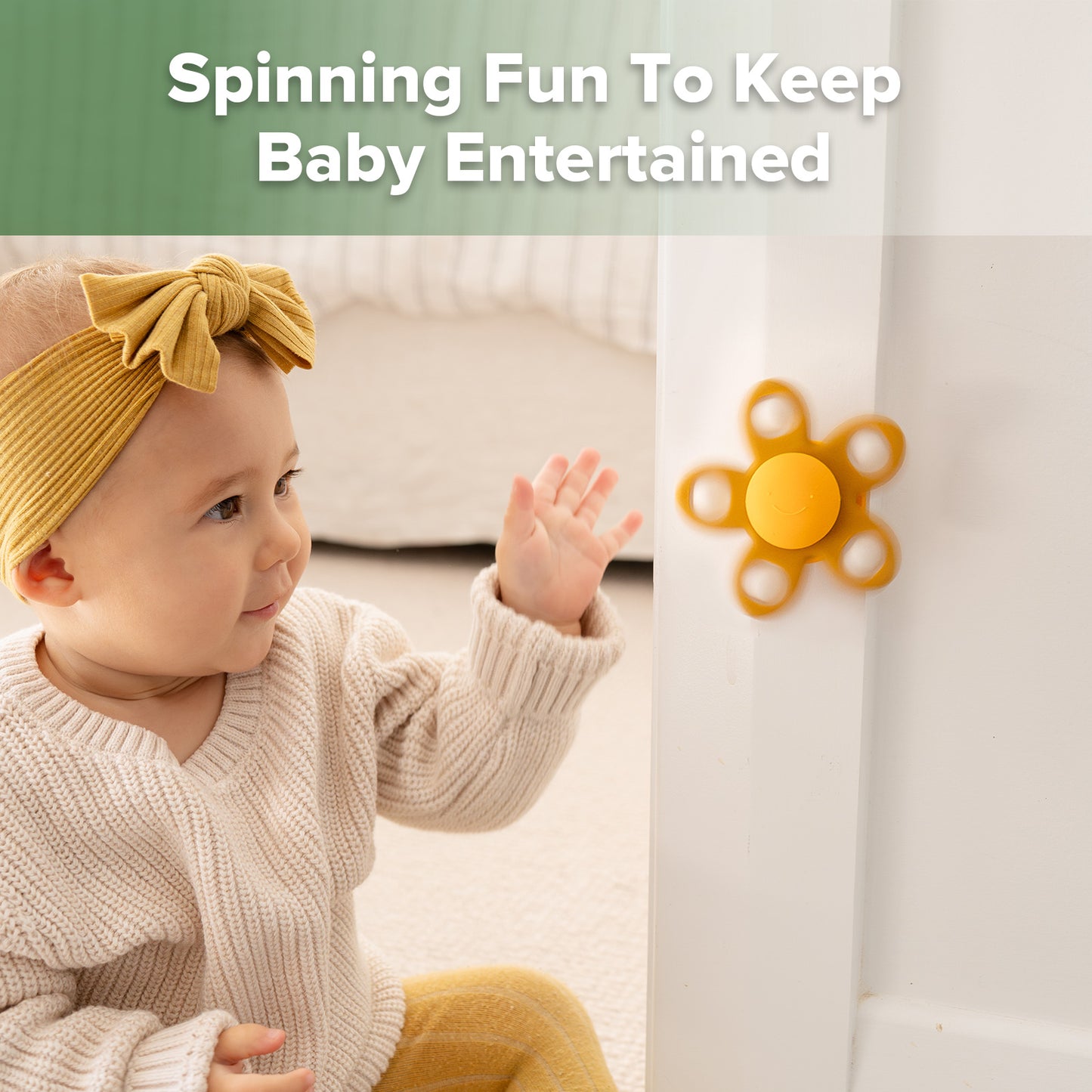 Flower Suction Cup Spinner Toy