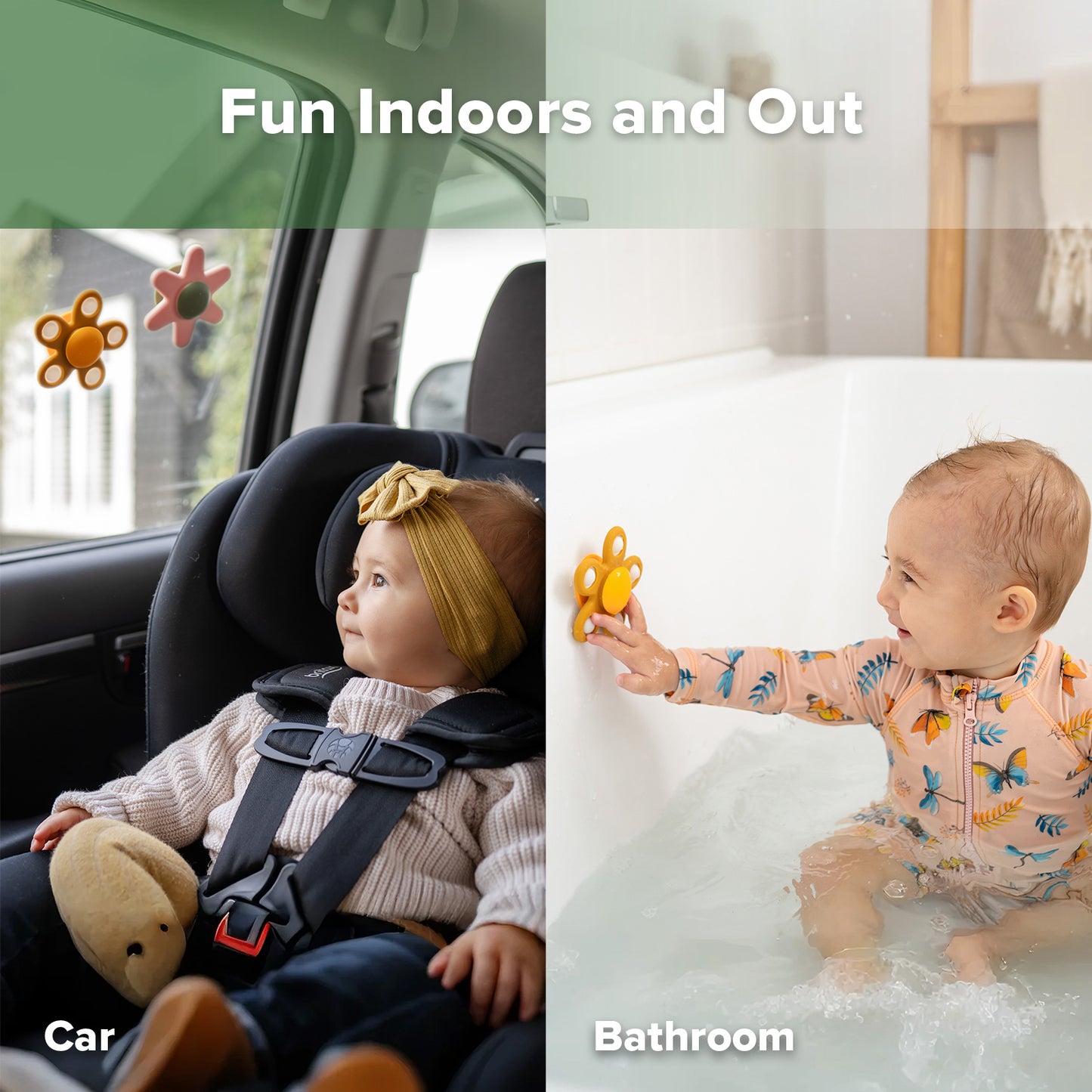 Flower Suction Cup Spinner Toy