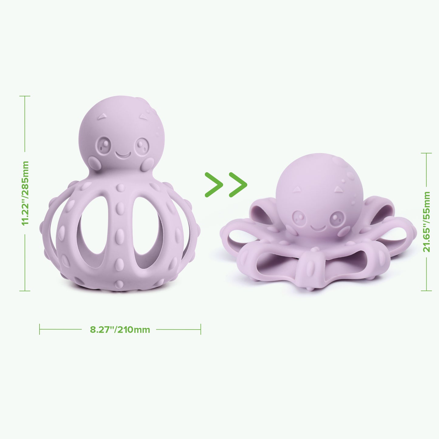 Haakaa Octopus Rattle Teether