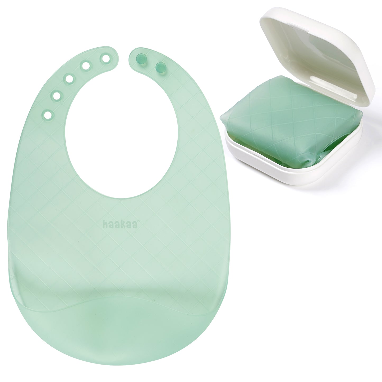 Lightweight Silicone Pocket Bib