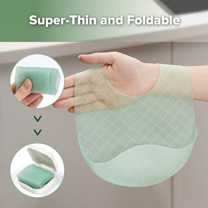 Lightweight Silicone Pocket Bib