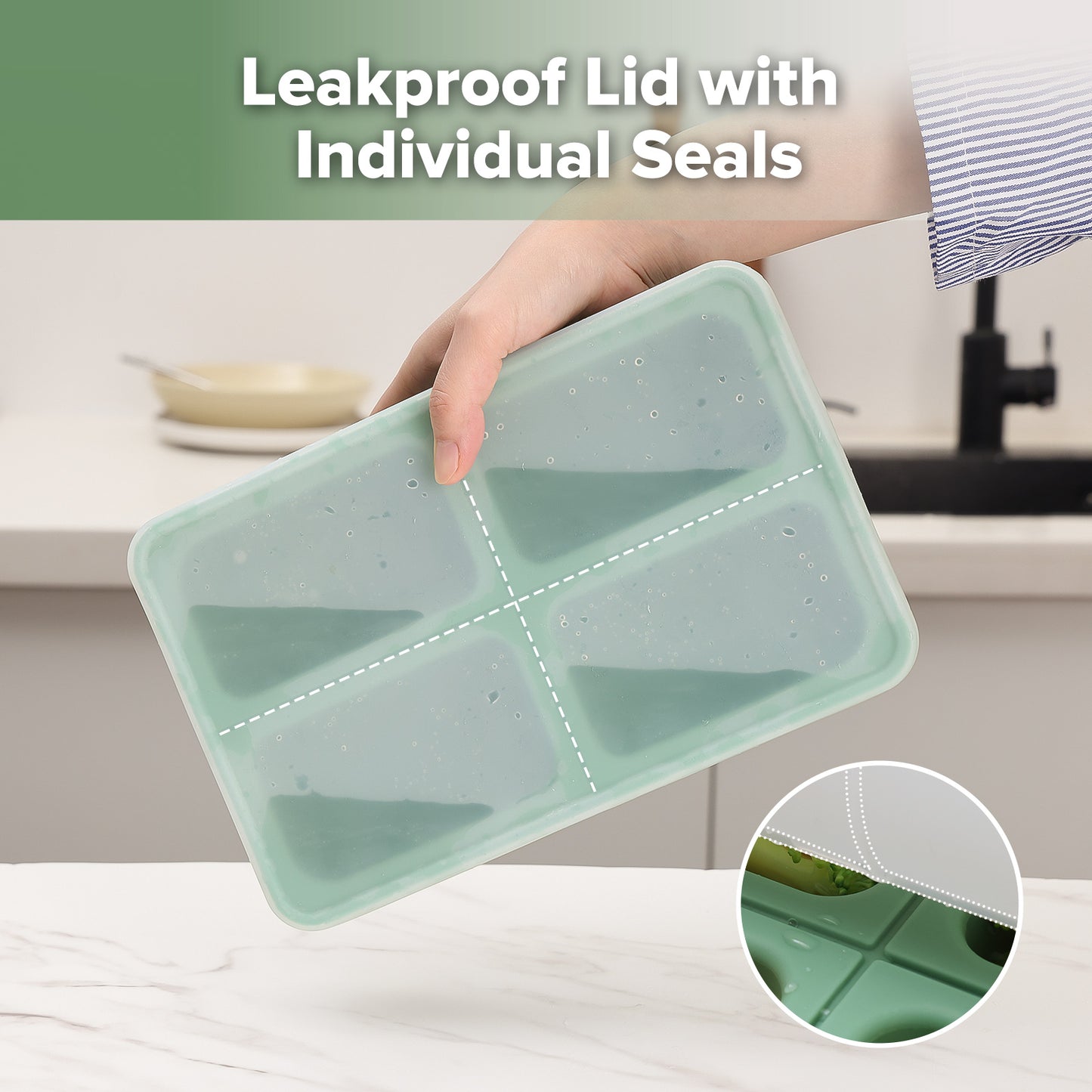 Sturdy Silicone Freezer Tray