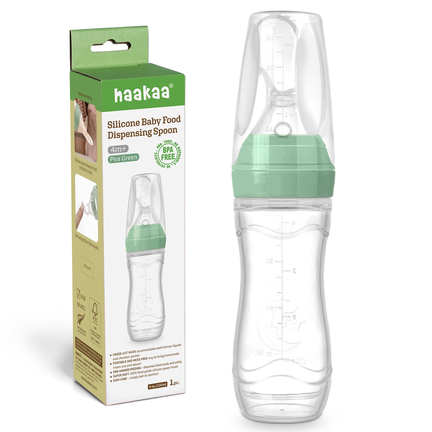 Silicone Baby Food Dispensing Spoon (120ml)