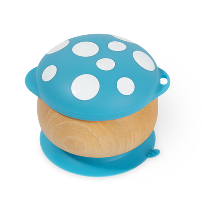 Handcrafted Wooden Mushroom Bowl