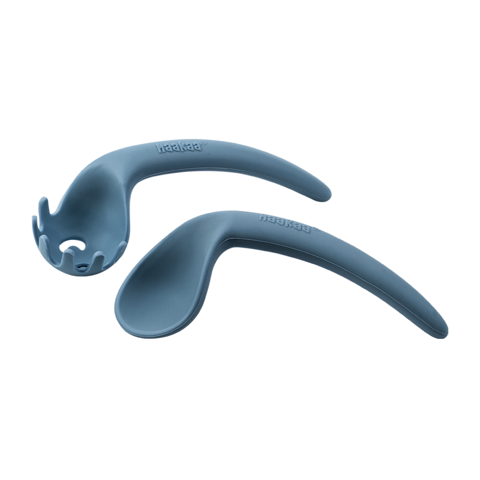 Silicone Self-Feeding Spoon Set