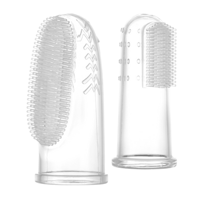 Silicone Finger Toothbrush Set 2pc (S & L)