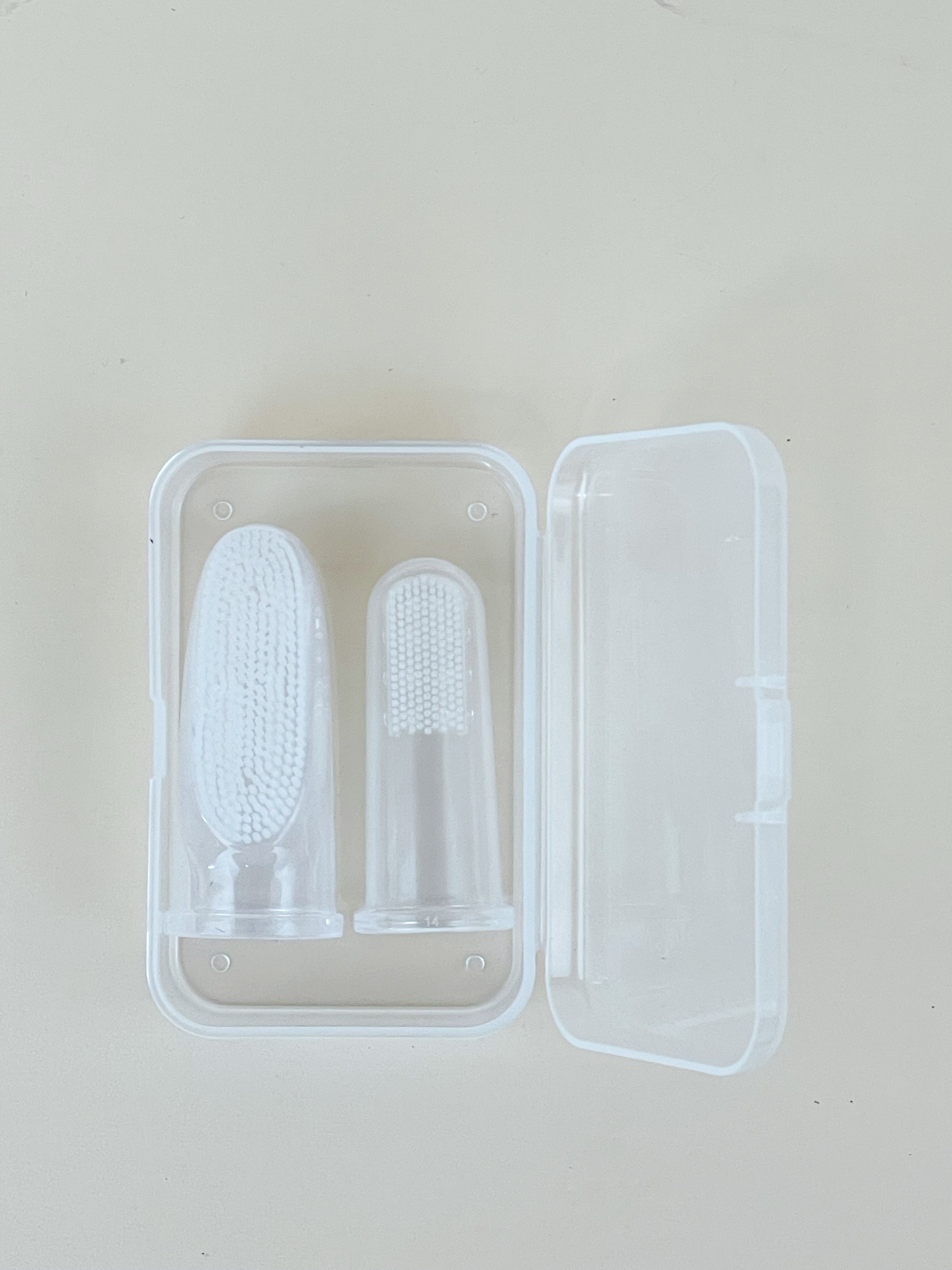 Silicone Finger Toothbrush set 2pcs (S&L) | Haakaa.