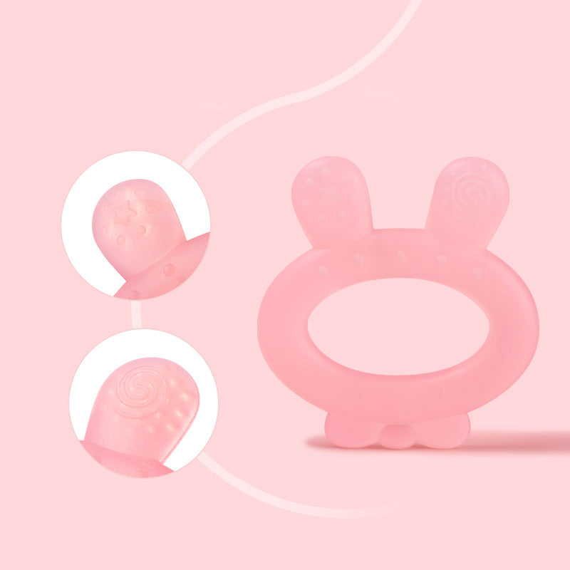 Silicone Rabbit Ear Teether | Haakaa.