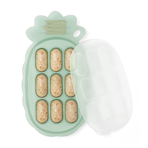 Pineapple Silicone Nibble Tray (with Label Slot)