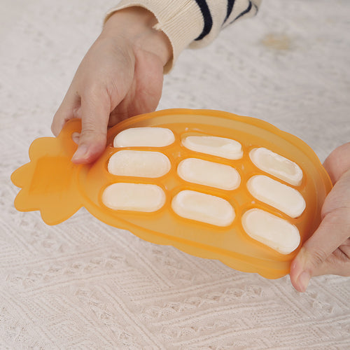 Pineapple Silicone Nibble Tray (with Label Slot)