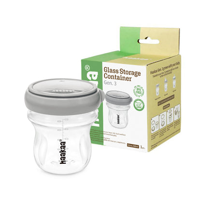 Generation 3 120ml/180ml Glass Storage Container.